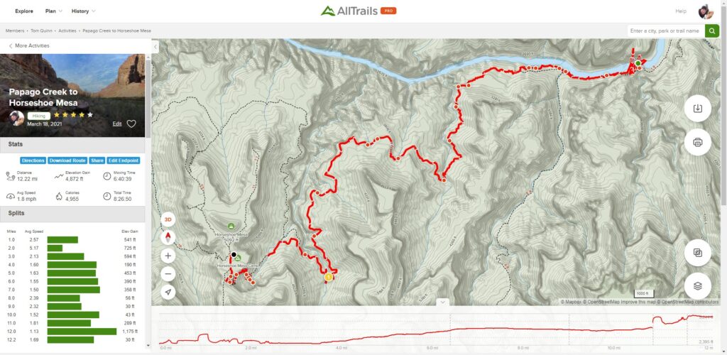 Grand Canyon Escalante Route