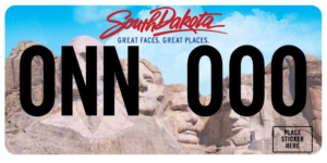 SD License Plate 2023