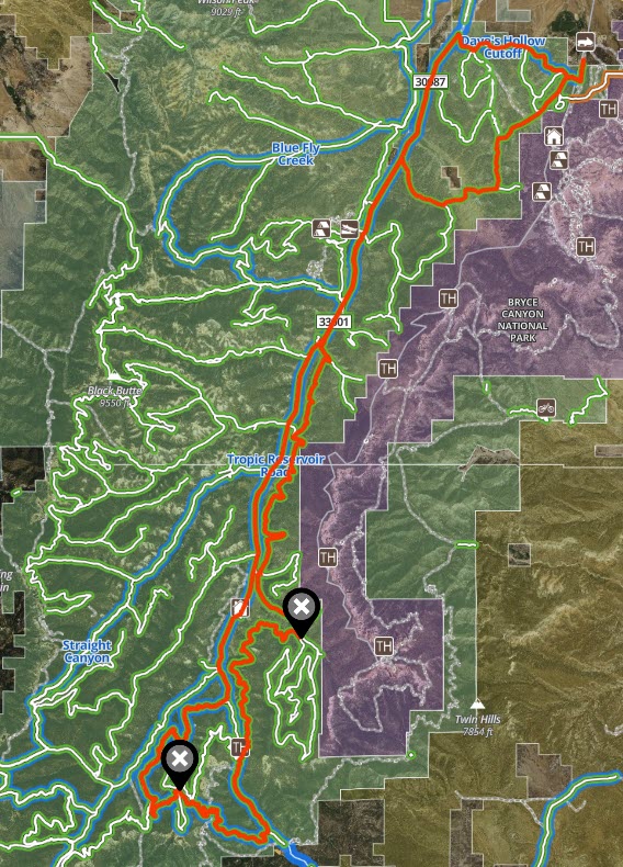 Bryce Canyon Area Ruby's Inn OHV Trails